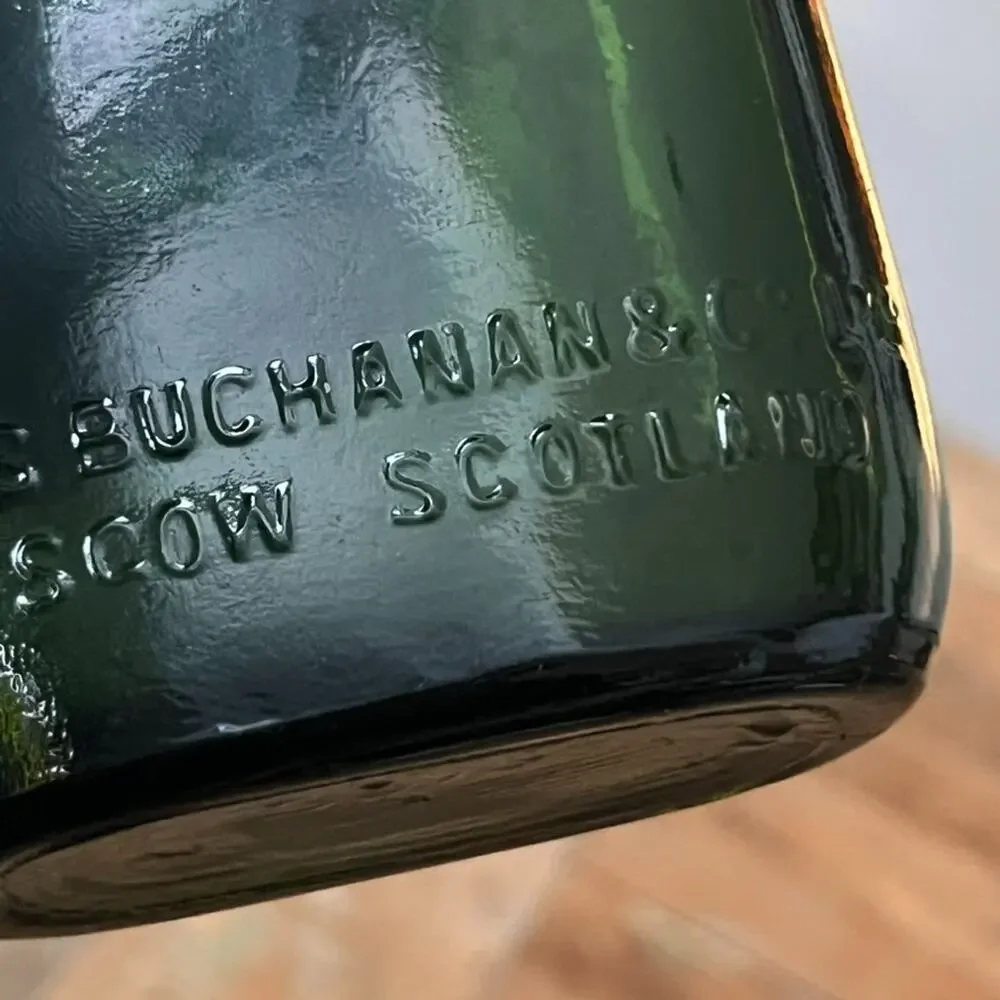 Vintage James Buchanan & Co. Bottle With Original Swing Top Cap 7.7